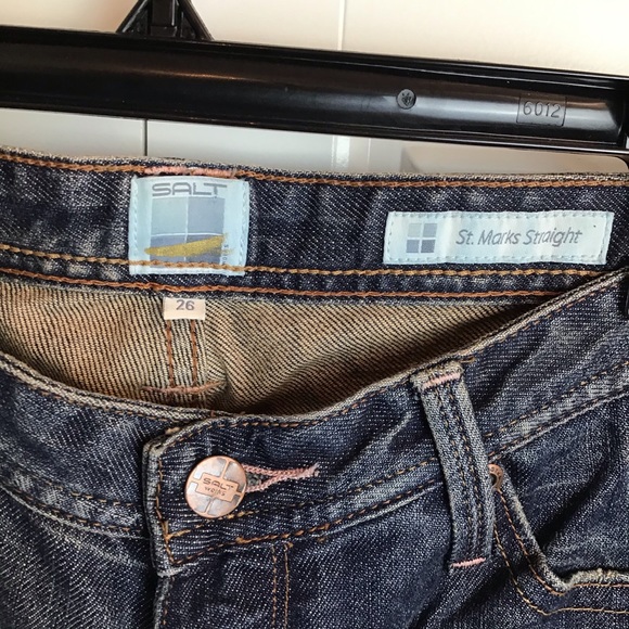 SALT Works Jeans St Marks Straight Jeans Sz 26 - Picture 2 of 6